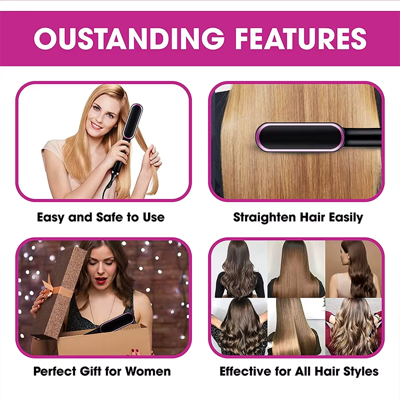 Velure Hair straightner & dryer  brush